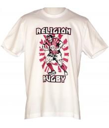 Tee shirt Religion Rugby "Japan" Blanc