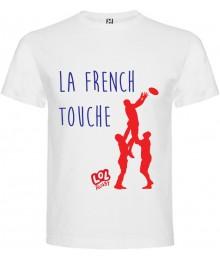 Tee Shirt "La French Touche" LoLRugby Blanc