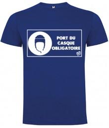 Tee Shirt "Casque" LoLRugby Bleu