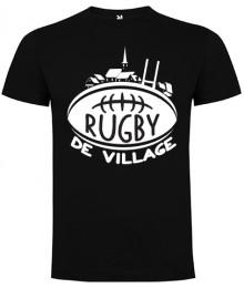 Tee Shirt "Village" LoLRugby Noir/Blanc