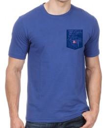 Tee shirt Ruckfield avec poche NZ Bleu Moyen