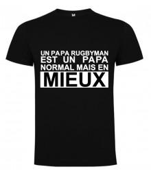 Tee Shirt Papa Rugbyman