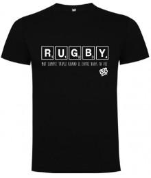 Tee shirt LoL Rugby "SCRABL" Noir