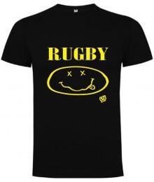 Tee shirt LoL Rugby "Smile" Noir