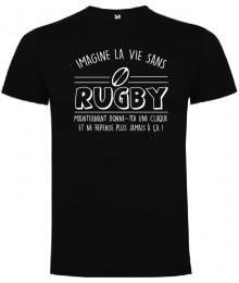 Tee shirt LoL Rugby "Claque" Noir