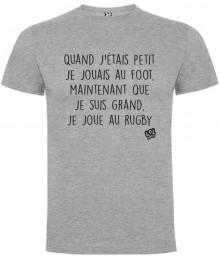 Tee shirt LoL Rugby "Maturité" Gris