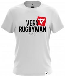 Tee Shirt Rugby Division "VERY" Blanc