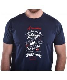 Tee shirt Aficionados "Godasse" Marine