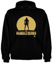 Sweat capuche "Mando" Noir/or