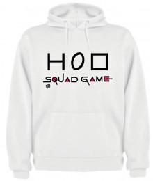 Sweat capuche "Squad Game" blanc