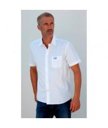 Chemise Cambé MC blanche 